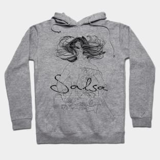 Portrait of a salsa dancer Hoodie